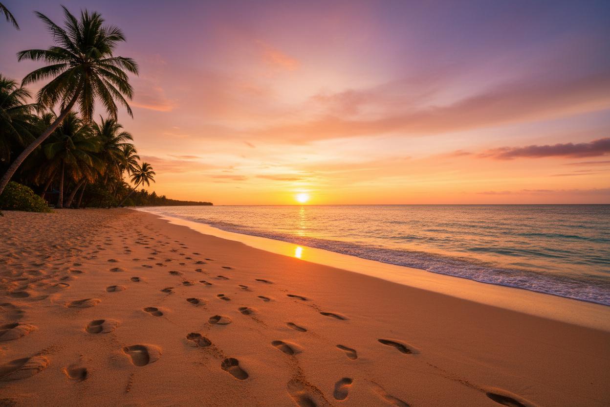 Pôr do sol na Ilha do Mel
